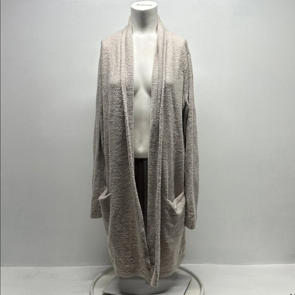 Barefoot Dreams CozyChic Lite Circle Open Front Cardigan Sweater Plus Size 1X